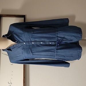 Denim Romper w/pockets